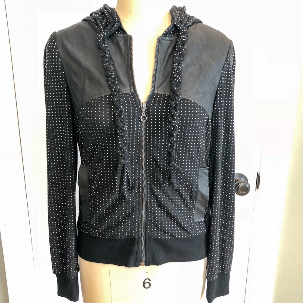 Alberto Makali Studded Hoodie